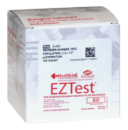 EDM 3 LLC  3931 EZTest Sterilization Biological Indicator Vial EO Gas