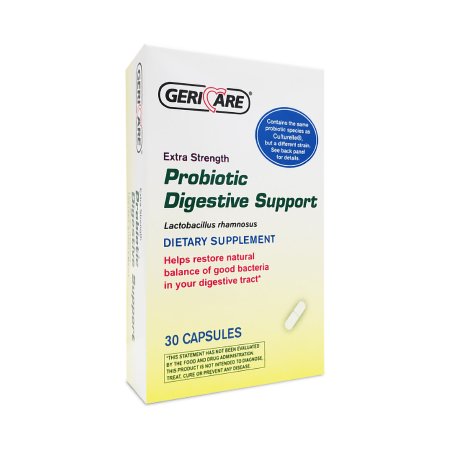 Geri-Care  868-03-GCP Probiotic Dietary Supplement Geri-Care 30 per Box Capsule