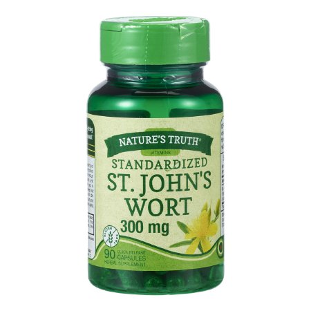 Piping Rock Health Products  84009310141 Dietary Supplement Nature's Truth St. John's Wort Extract 300 mg Strength Capsule 90 per Bottle