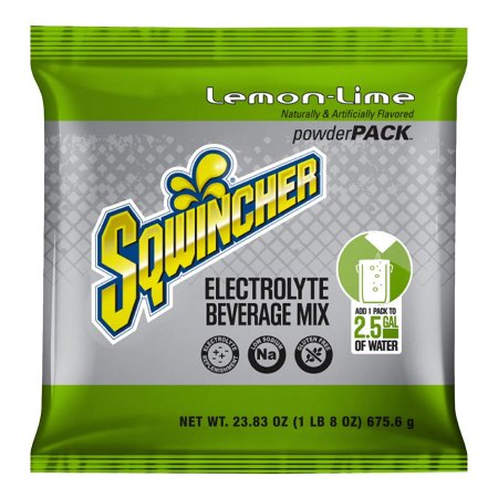 Kent Precision Foods 159016043 Oral Electrolyte Solution Sqwincher Powder Pack Lemon-Lime Flavor 23.83 oz. Electrolyte