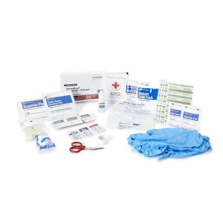 McKesson Brand 30321 First Aid Kit McKesson 10 Person Plastic Case