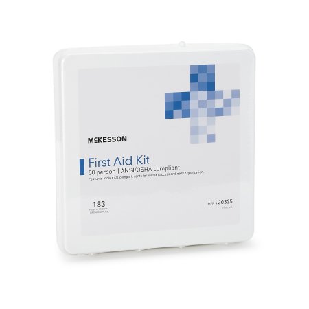 McKesson Brand 30325 First Aid Kit McKesson 50 Person Plastic Case