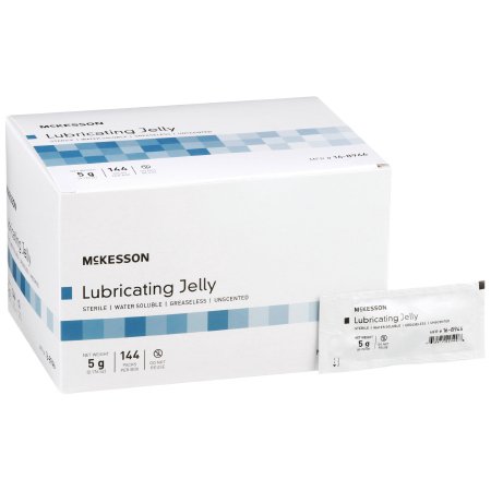 McKesson Brand 16-8946 Lubricating Jelly McKesson 5 Gram Individual Packet Sterile