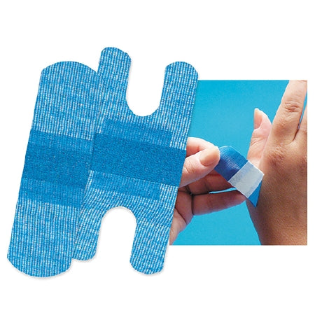 Dukal  16481 Metal Detectable Adhesive Strip American White Cross 2 X 3 Inch Plastic Rectangle Blue Sterile