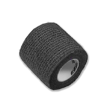 Dynarex  3212 Cohesive Bandage Sensi-Wrap 2 Inch X 5 Yard Self-Adherent Closure Black NonSterile Standard Compression