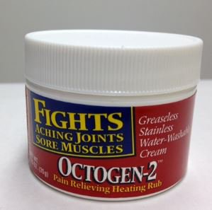 Octogen Pharmacal Company  02-00125 Topical Pain Relief Octogen-2 10% - 15% Strength Menthol / Methyl Salicylate Cream 1.25 oz.