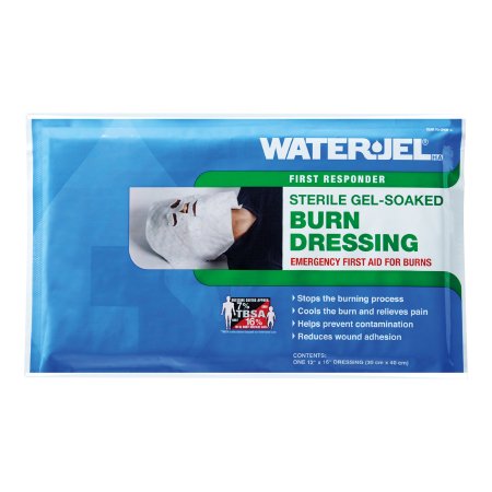 Safeguard US Operating LLC  B1216-20.00.000 Hydrogel Burn Dressing Water-Jel First Responder Sheet 12 X 16 Inch Face Mask Sterile