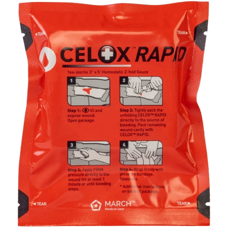 North American Rescue  30-0069 Hemostatic Dressing Celox Rapid Sterile