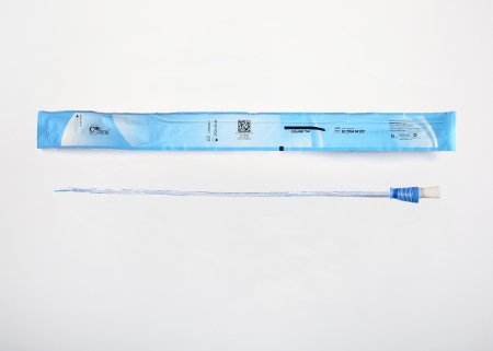 Cure Medical  ULTRAM12C Urethral Catheter Cure Ultra Coude Tip Lubricated PVC 12 Fr. 16 Inch