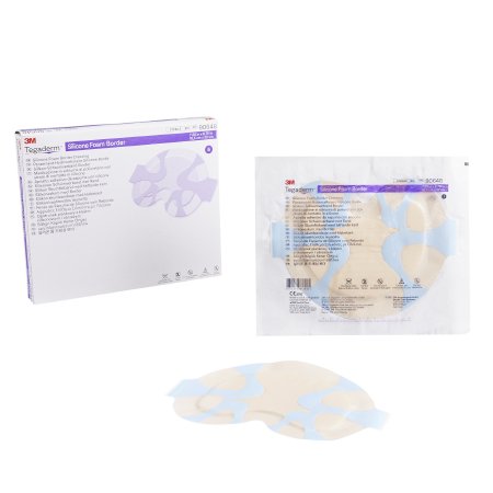 3M  90648 Foam Dressing 3M Tegaderm 7-1/4 X 8-3/4 Inch With Border Film Backing Silicone Adhesive Large Sacral Sterile