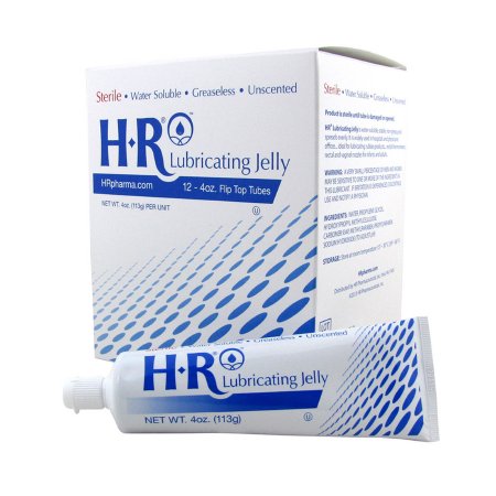 HR Pharmaceuticals  201 Lubricating Jelly HR 4 oz. Tube Sterile