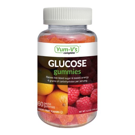 Geri-Care  9061-06-YMC Glucose Supplement YumV's 60 per Bottle Gummy Assorted Flavors