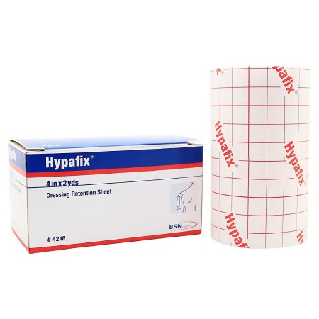 BSN Medical  4216 Dressing Retention Tape with Liner Hypafix White 4 Inch X 2 Yard Nonwoven Polyester NonSterile