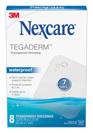 3M  H1624 Transparent Film Dressing Nexcare Tegaderm 2-3/8 X 2-3/4 Inch 2 Tab Delivery Rectangle Sterile