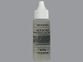 Crown Laboratories  00316014001 Ala-Scalp Hydrocortisone 0.02 Lotion Bottle 1 oz.