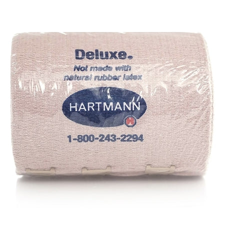 Hartmann  27400000 Elastic Bandage Deluxe 4 Inch X 5-1/2 Yard Clip Detached Closure Tan Sterile Standard Compression