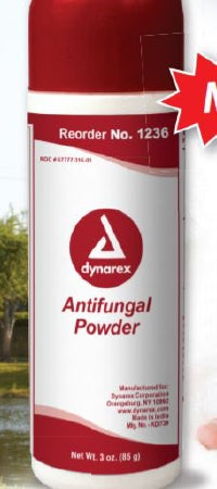 Dynarex  1236 Antifungal Dynarex 2% Strength Powder 3 oz. Shaker Bottle