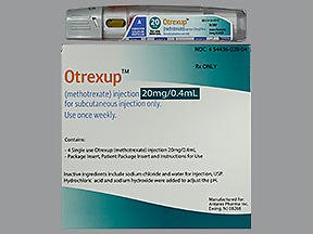 Antares Pharma Inc  54436002004 Otrexup Methotrexate, Preservative Free 20 mg / 0.4 mL Injection Prefilled Auto-Injector