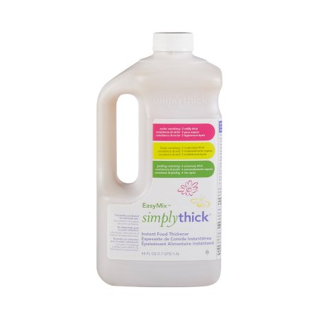 Simply Thick ST2LBOTTLE Food and Beverage Thickener SimplyThick Easy Mix 1.6 Liter Pump Bottle Unflavored Gel IDDSI Level 2 Mildly Thick