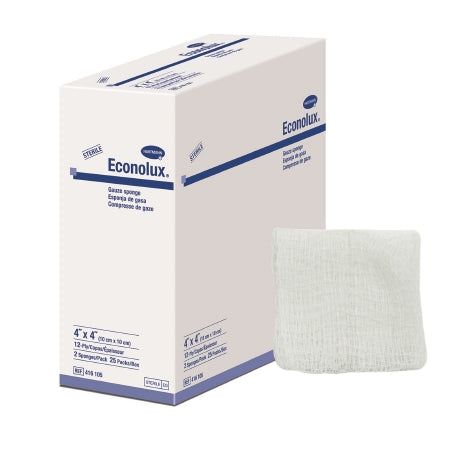 Hartmann  416105 Gauze Sponge Econolux 4 X 4 Inch 2 per Pack Sterile 12-Ply Square