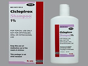 Taro  51672135108 Ciclopirox 1% Shampoo Bottle 120 mL