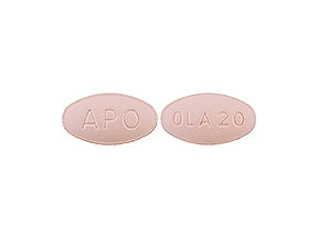 Apotex  60505314000 Olanzapine 20 mg Tablet Blister Pack 100 Tablets