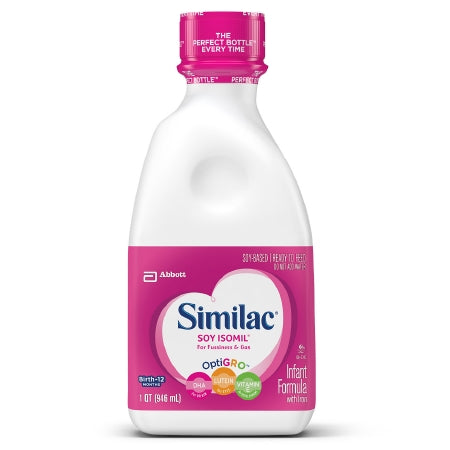 Abbott Nutrition 67012 Infant Formula Similac Soy Isomil 32 oz. Bottle Liquid Soy Lactose Intolerance / Galactosemia