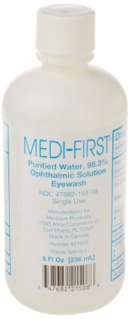 Medique Products  21508 Eye Wash Medi-First 8 oz. Eye Drops