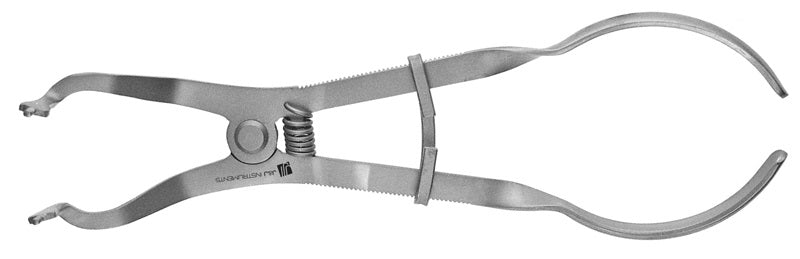 J&J IV-Type Rubber Dam Clamp Forceps Ea