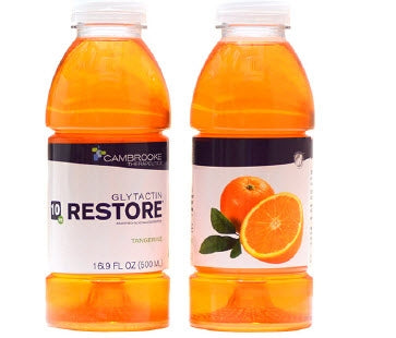 Cambrooke Therapeutics 35005 Oral Supplement Glytactin RESTORE Tangerine Flavor Liquid 16.9 oz. Bottle