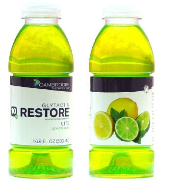 Cambrooke Therapeutics 35013 Oral Supplement Glytactin RESTORE LITE Lemon-Lime Flavor Liquid 16.9 oz. Bottle