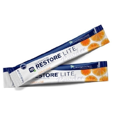 Cambrooke Therapeutics 35211 Oral Supplement Glytactin RESTORE LITE Orange Flavor Powder 0.7 oz. Individual Packet