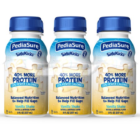 Abbott Nutrition 66912 Pediatric Oral Supplement PediaSure Sidekicks Shake 8 oz. Bottle Liquid Protein