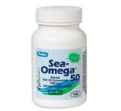 Major Pharmaceuticals  00536718706 Omega 3 Supplement Rugby Sea Omega Fish Oil 1000 mg Strength Softgel 50 per Bottle