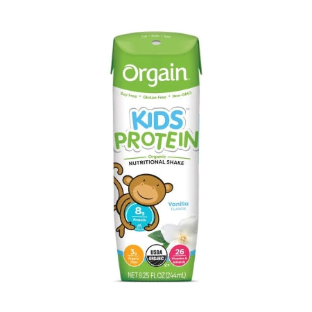 Orgain Inc 851770003100 Pediatric Oral Supplement Orgain Kids Protein Organic Nutritional Shake 8.25 oz. Carton Liquid Organic