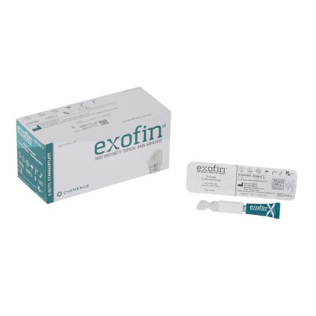 Chemence Medical  EX70410 Skin Adhesive Exofin 1 mL High Viscosity Precision Applicator Tip 2-Octyl Cyanoacrylate