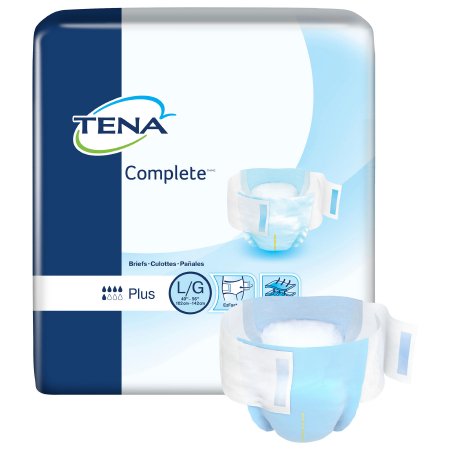 Essity HMS North America Inc 67330 Unisex Adult Incontinence Brief TENA Complete Large Disposable Moderate Absorbency