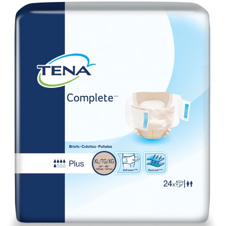 Essity HMS North America Inc 67340 Unisex Adult Incontinence Brief TENA Complete X-Large Disposable Moderate Absorbency