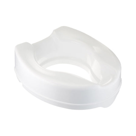 Patterson Medical Supply  081536226 Raised Toilet Seat Savanah 4 Inch Height White 420 lbs. Weight Capacity