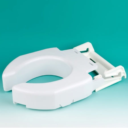 Maddak  725680001 Raised Toilet Seat Secure-Bolt 3 Inch Height White 600 lbs. Weight Capacity