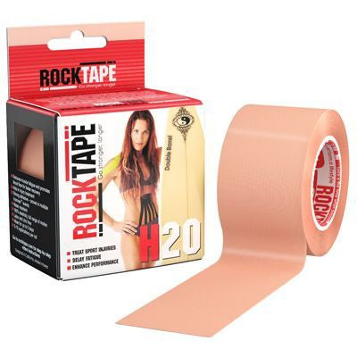 Patterson Medical Supply  081678812 Kinesiology Tape Rock Tape Extra Sticky Beige 2 Inch X 5 Yard Cotton / Nylon NonSterile