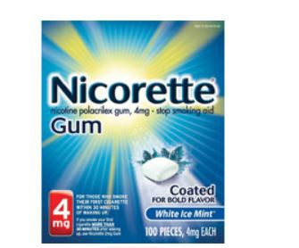 Glaxo Consumer Products  00135047502 Stop Smoking Aid Nicorette 4 mg Strength Gum