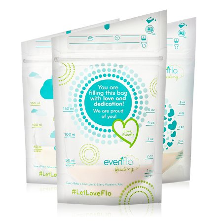 Evenflo 5242511 Breast Milk Storage Bag Evenflo Advanced 5 oz. Food Grade Material