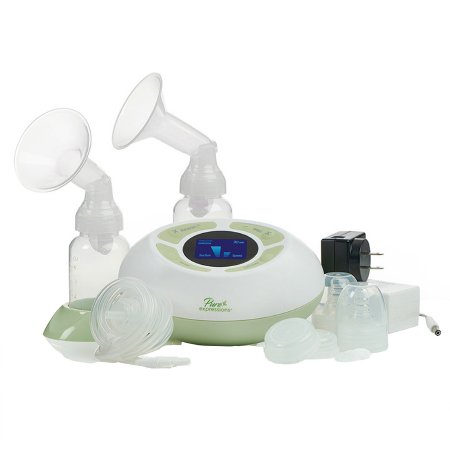 Drive Medical RTLBP0200 Double Electric Breast Pump Kit Pure Expressions