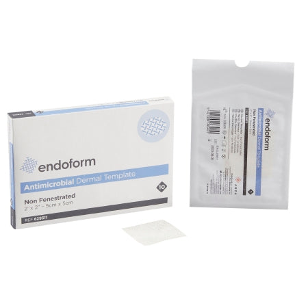 Aroa Biosurgery Inc  629311 Silver Collagen Dressing Endoform Antimicrobial 2 X 2 Inch Square Sterile