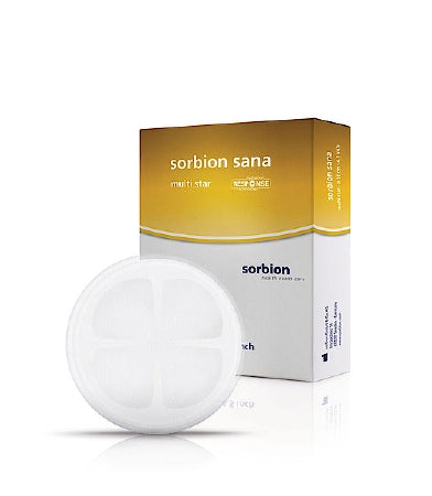 BSN Medical  7323801 Super Absorbent Dressing Cutimed Sorbion Sana Multi Star 4-1/2 Inch Round