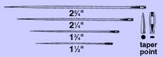 Anchor Products  1843-1.5DC Taper Point Suture Needle Anchor 1.5 Inch Length Intestinal Type Size 1-1/2 Needle Single Use