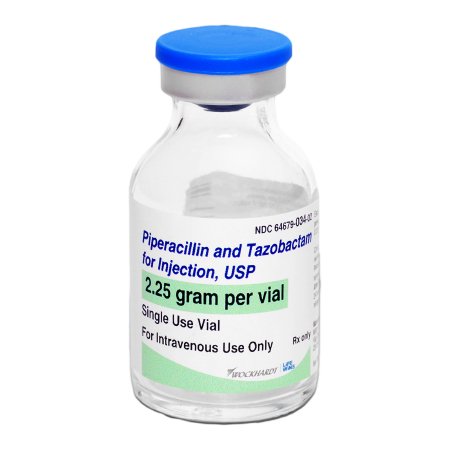 Wockhardt USA  64679003401 Piperacillin Sodium / Tazobactam 2.25 Gram Injection Single-Use Vial