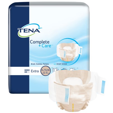 Essity HMS North America Inc 69980 Unisex Adult Incontinence Brief TENA Complete + Care Extra X-Large Disposable Moderate Absorbency