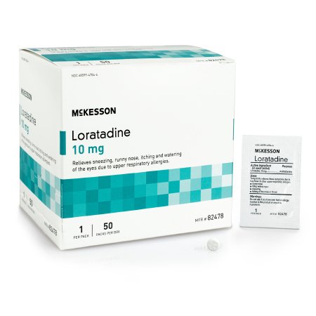 McKesson Brand 82478 Allergy Relief McKesson 10 mg Strength Tablet 1 per Packet